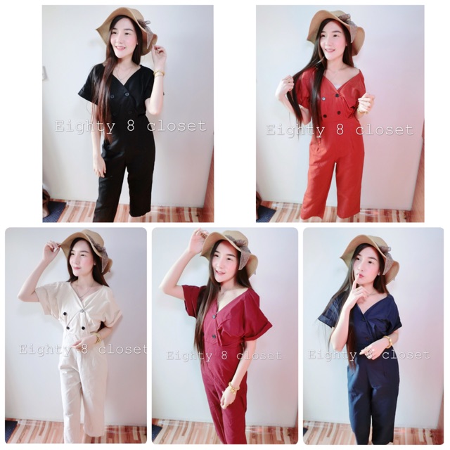 จั๊มสูท สาวอวบ อก ใส่ได้ 40 ราคาถูก นำเข้า ราคา ชุด เดรส ราคาส่ง รีวิว ลดราคา ขายดี jumpsuit515