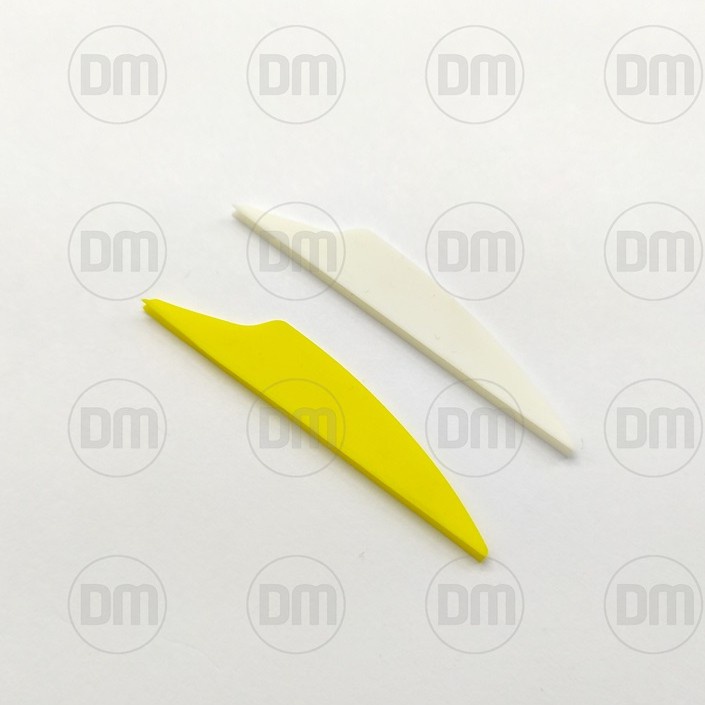 Vane - Elong Vane - HP Dolphin Vane 2.5" - ยิงธนู - สีขาว