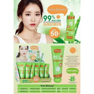 Kiss beauty 99% Aloe Vera Sunscreen SPF50+