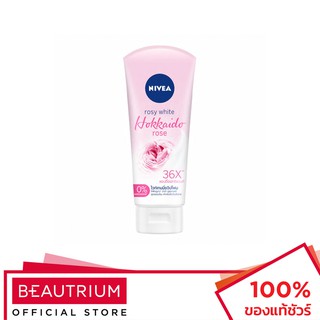 NIVEA Rosy White Hokkaido Rose Serum Whip Foam โฟมล้างหน้า 100ml