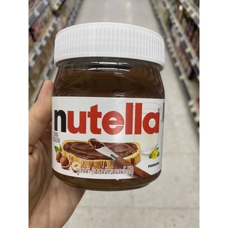 นูเทลล่า เฮเซลนัทผสมโกโก้ ผลิตภัณฑ์สำหรับ ทาขนมปัง ตรา เฟอเรโร่  350 G. Nutella ( Ferrero Brand )