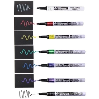 (ร้านนี้ ส่งไวกว่าเยอะ) ปากกาเพ้นท์ Sakura Pen Touch ปากกามาร์คเกอร์ ใช้ได้กับทุกพื้นผิว ปากกาเขียนการ์ด แก้ว เสื้อผ้า
