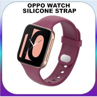 สาย oppo watch 41 46 mm. สายซิลิโคน Silicone strap