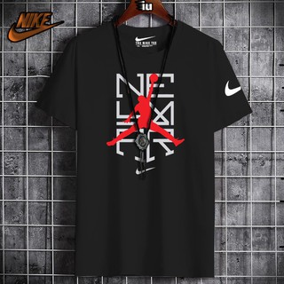 เสื้อเชิ้ตแห้ง Nike Swoosh Fasht สําหรับผู้ชายเกาหลีขาสั้นบุรุษท็อปส์ซูหลวมทีพิมพ์ทียูเอฟ Atc