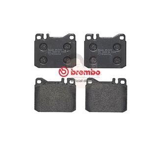 P50 004B ผ้าเบรก-F-แท้ BREMBO รุ่น Black : BENZ E-Class (W123) 79-91 การันตีคุณภาพมาตรฐานโดย " เครอป อะไหล่ยนต์"