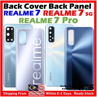 (+เลนส์) แผงกระจกด้านหลัง สําหรับ REALME 7 RMX2155 REALME 7 5G RMX2111 REALME 7 Pro RMX2170