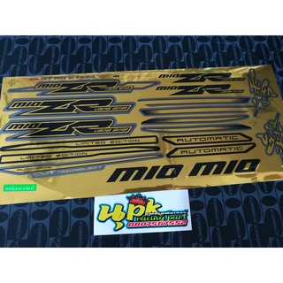 สติ๊กเกอร์ MIO-ZR ปี 2006 รุ่น 9 ติดรถสีเทา ราคาถูกที่สุด สีสวย คุณภาพดี