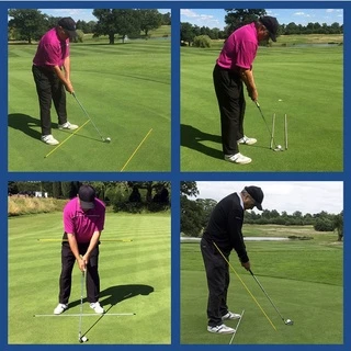 ERORO ไม้ช่วยเล็งโปรสติก อุปกรณ์ซ้อมกอล์ฟ golf alignment stick