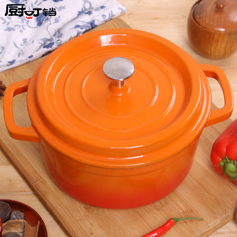Dansk Kobenstyle 1 Qt. Saucepan หม้อเคลือบอินาเมลขนาดเล็ก ด้ามไม้สัก