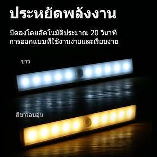 เซ็นเซอร์จับความเคลื่อนไหว LED ไฟกลางคืน, ตู้เสื้อผ้าแบบไร้สาย, ไฟกลางคืนใต้ตู้, ตู้ไฟกลางคืน LED Motion Sensor Night Light Wireless Closet Light Under Cabinet Night Light