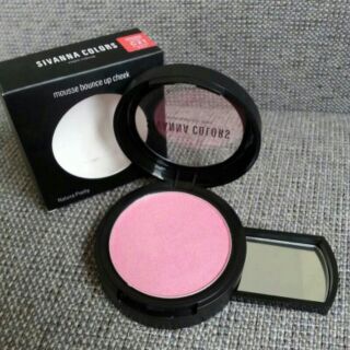 บลัชออนดินน้ำมัน sivanna colors mousse bouce up cheek สีสวย