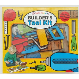 Builders Tool Kit: Lets Pretend Sets - puzzle board book กระดาษแข็งหนาทุกหน้า เหมาะสำหรับ 3+