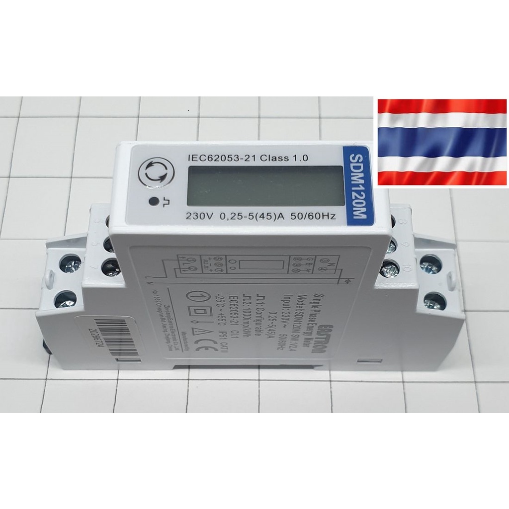 วัตต์มิเตอร์ Energy Meter EASTRON รุ่น SDM120-Modbus 1 phase 2 wire #7