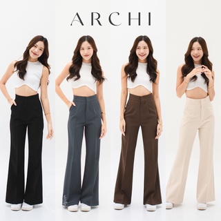 Archi_SP007 กางเกงขาม้า เอวสูงใส่แล้วเพรียวมากกกกก ผ้าดี เหมาะกับสาวชอบใส่รัดรูปจะสายฝอ สายแฟใส่ได้หมดเลยค่า