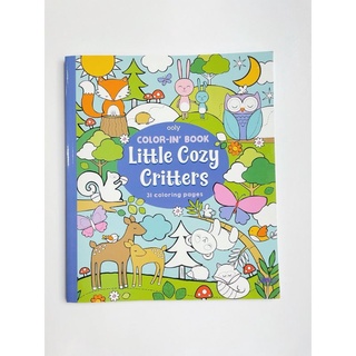 สมุดระบายสีลาย Little Cosy Critters แบรนด์ Ooly (Color-in Book) นำเข่าจากอเมริกา