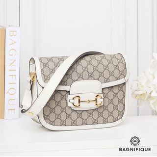 GUCCI HORSEBIT WHITE MONOGRAM