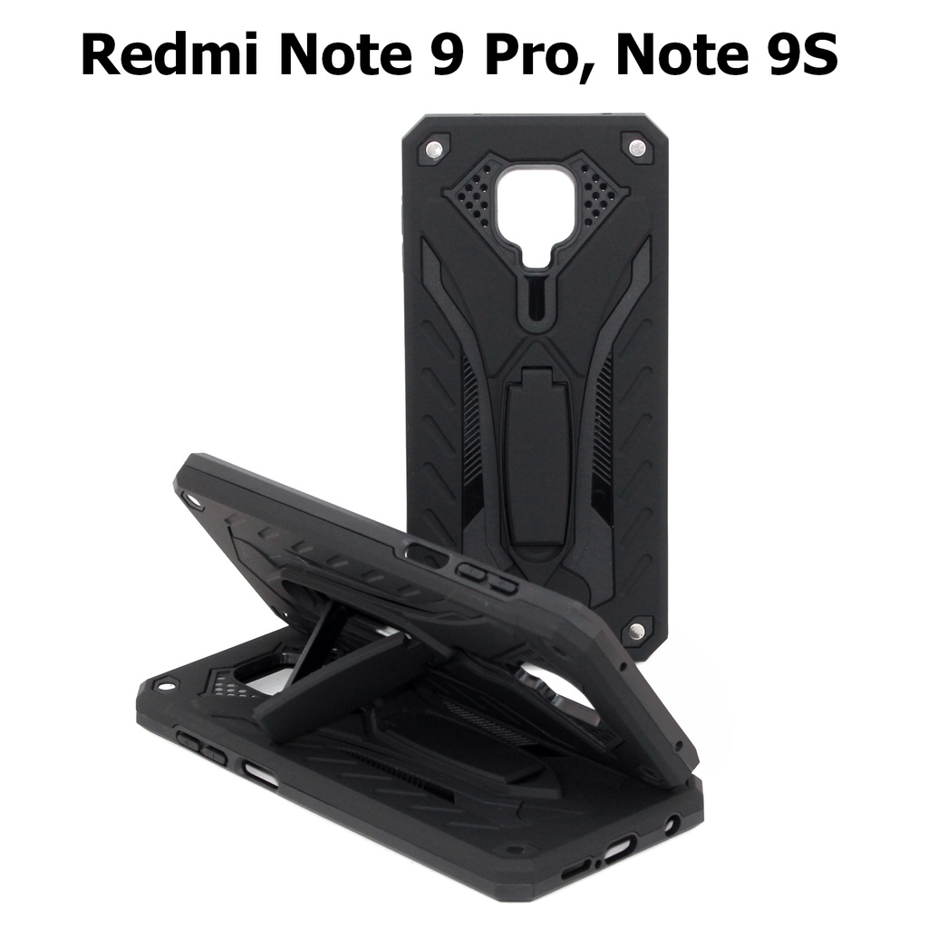 เคส Redmi Note 9 Pro, Redmi Note 9S - เคสหุ่นยนต์เรดมี กันกระแทก วางตั้งได้