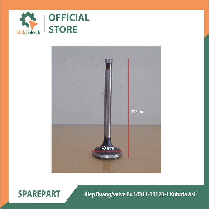Kubota Ex KND180/KND220 14311-13120-1 วาล์วไอเสีย