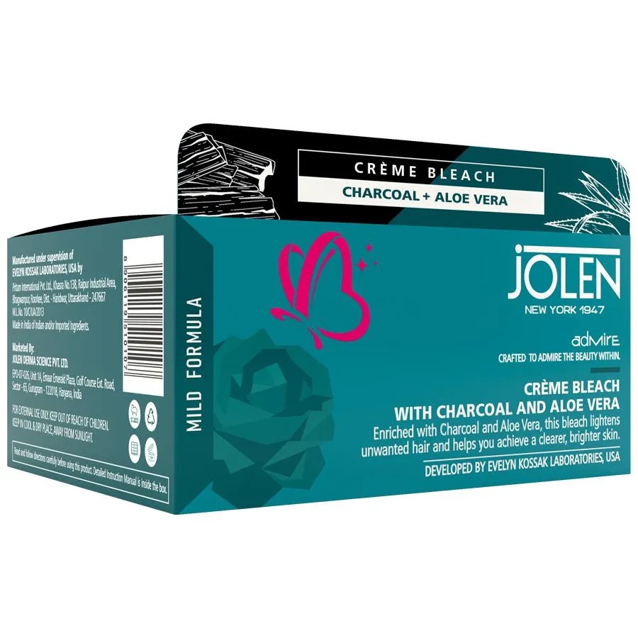 Jolen ครีมย้อมหนวด ย้อมคิ้ว สูตร mild formula 40 กรัม (สูตรใหม่ ...