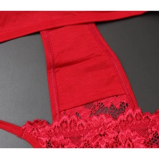 สินค้าพร้อมส่งจากไทย💥Angle Bra 💥(N653) กางเกงในเอวสายเดี่ยว แต่งด้านหน้าลูกไม้ สวยเซ็กซี่