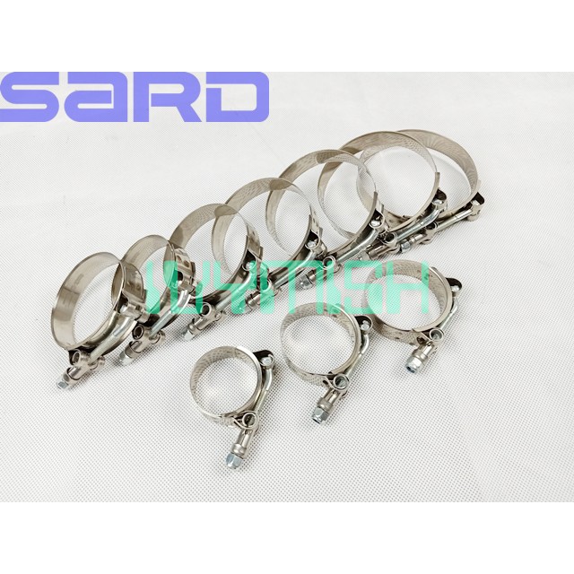 ️ SARD DUAL BEVELED EDGES T-BOLT CLAMP