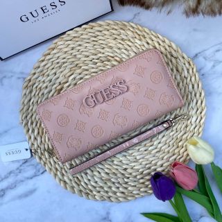 กระเป๋าสตางค์ผู้หญิง GUESS WOMENS LARGE ZIP AROUND WALLET แท้ 💯%