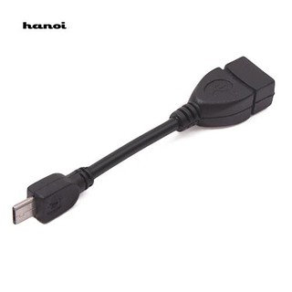 Hn♥อะแดปเตอร์แปลงสายเคเบิ้ล USB 2.0 A Female เป็น Micro B Male OTG