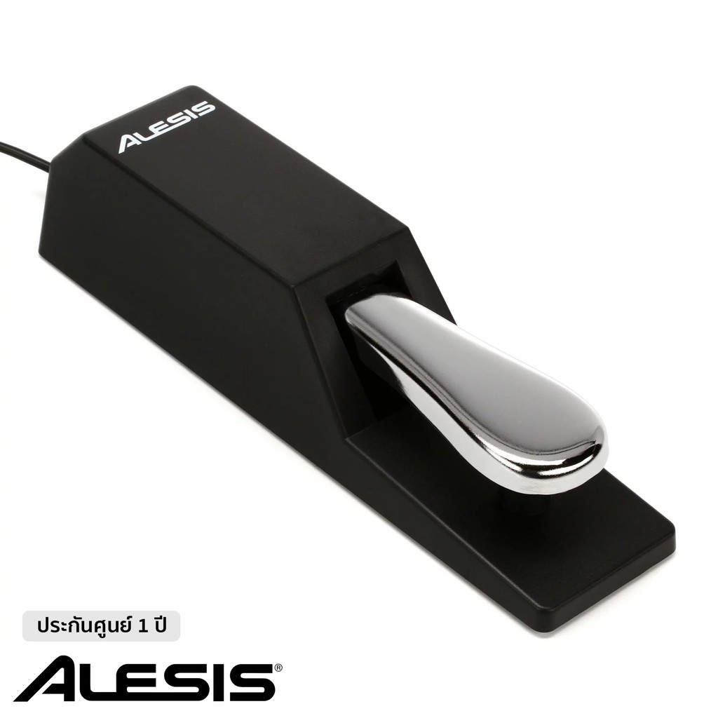 Alesis® ASP-2 Sustain Pedal ฟุตสวิทช์ แบบก้านยาว สำหรับคีย์บอร์ด, ซินธีไซเซอร์, เปียโนไฟฟ้า ** ใช้ได้กับทุกยี่ห้อ **