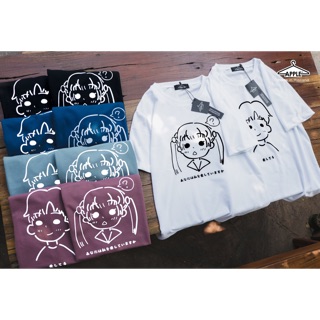 เสื้อยืด ลาย ชายหญิง JAPAN STULE ราคา1คู่=2ตัว เสื้อคู่ โปโล