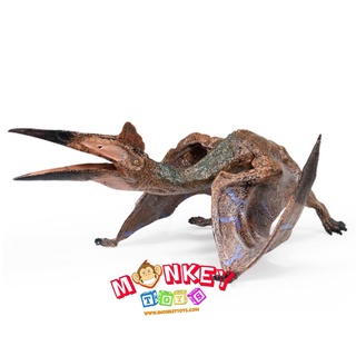 Monkey Toys - โมเดลไดโนเสาร์ Hatzegopteryx น้ำตาล ขนาด 19.00 CM (จากหาดใหญ่)