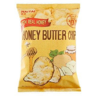 ไฮไทมันฝรั่งแผ่นทอดกรอบรสฮันนี่บัตเตอร์ 60กรัม Haitai Potato Chips Honey Butter Flavor 60 g.