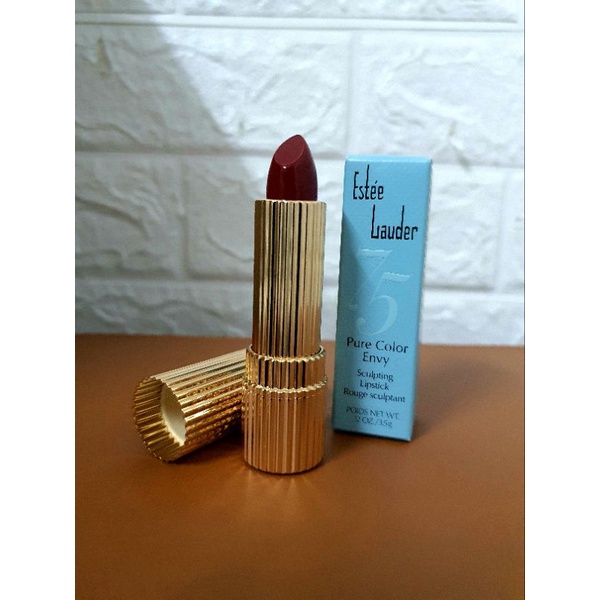 🌹Estee Lauder ลิปสติก Pure Color Envy Sculpting Lipstick สี ดัชเชส เรด ขนาด 3.5g