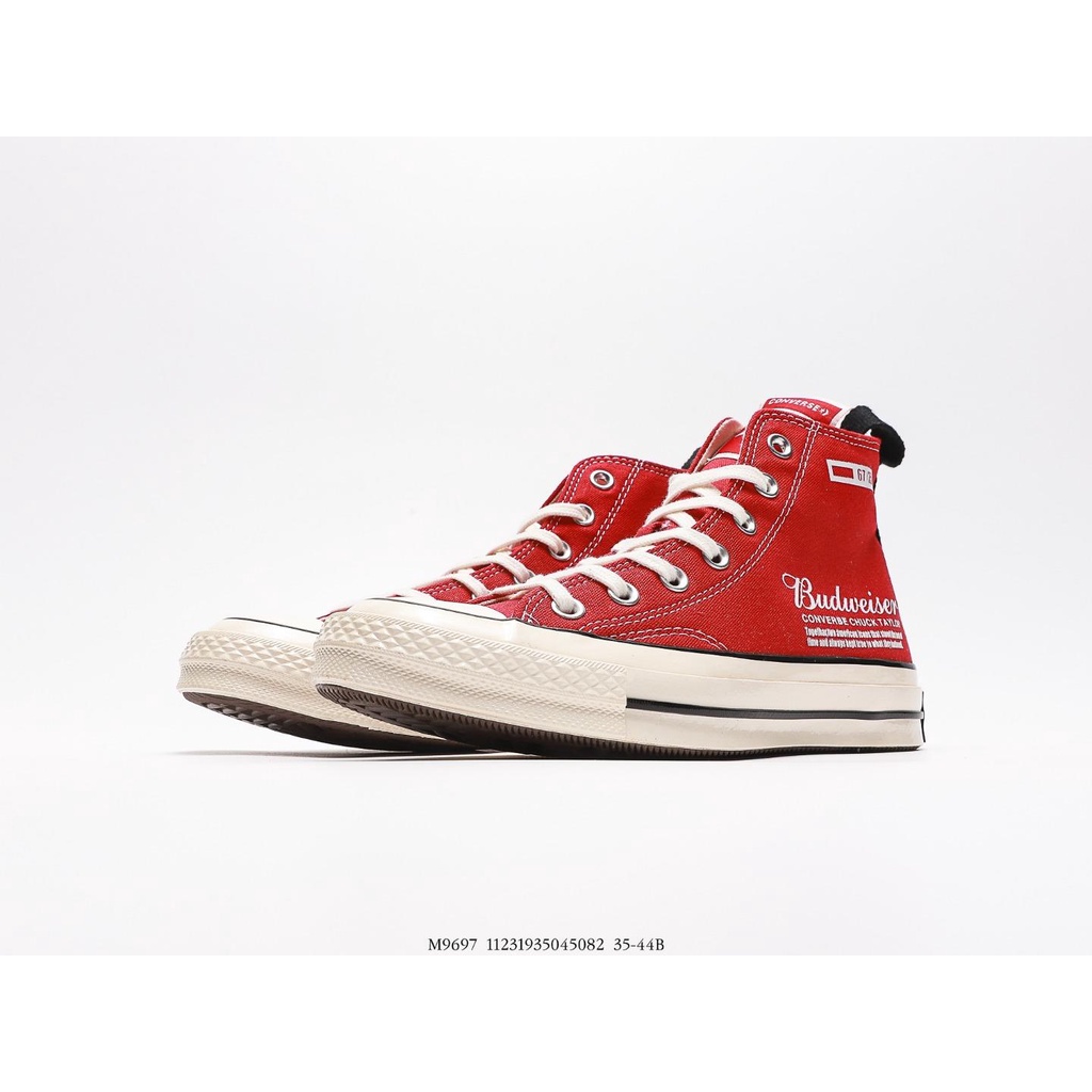 Co-branded with Budweiser to launch the 2021 Budweiser X Converse Chuck 70  limited couple canvas shoes. Correc149 - Puket Stores