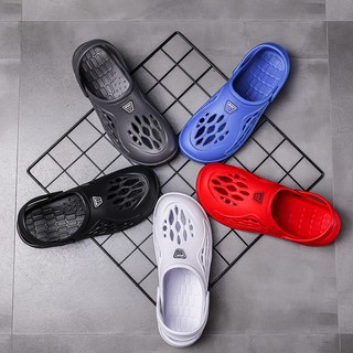 รองเท้ายาง สำหรับผู้ชาย crocs sandals รองเท้าแตะรัดส้น สไตล์ slippers ชาย หญิง