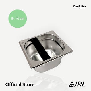 JRL ที่เคาะกากกาแฟ แกนยางหนา 3 ซม ถังเคาะกากกาแฟ ถังเคาะกาแฟ Knock Box (เลือกไซส์ถาด 1/4 หรือ 1/6 - ความลึก 10/15 ซม)