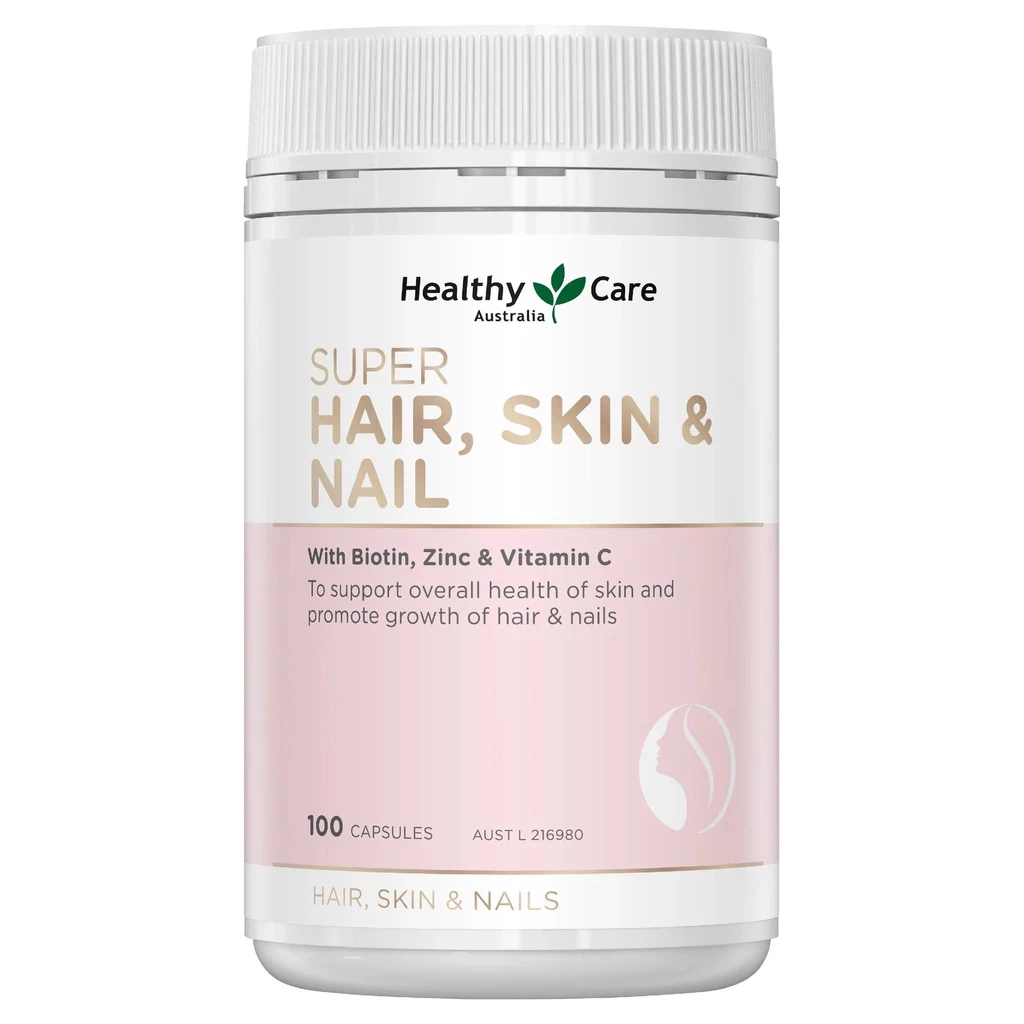 Healthy Care Super Hair Skin & Nails 100 Capsules thumbnail 3