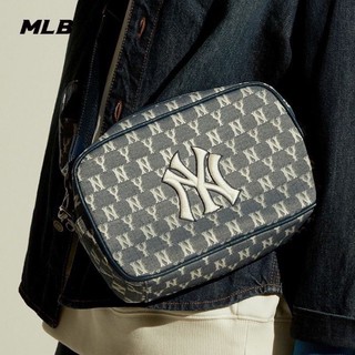 B037 กระเป๋า MLB Monogram Cross-Body Bag 32BGDC011 NY Yankees Unisex