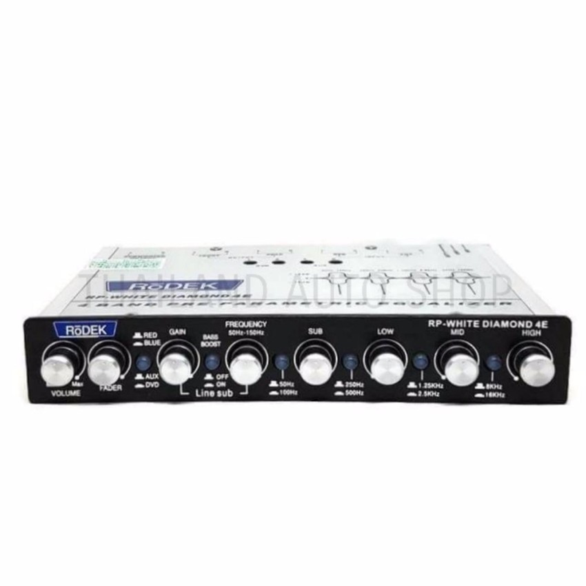 Rodek ปรีแอมป์ 4 แบนด์ รุ่น RP-White Diamond 4E