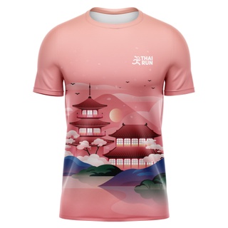 [โค้ด NR8W4C ลด 60]Thairun(ไทยรัน) เสื้อออกกำลังกาย เสื้อวิ่ง เสื้อกีฬา SAKURA
