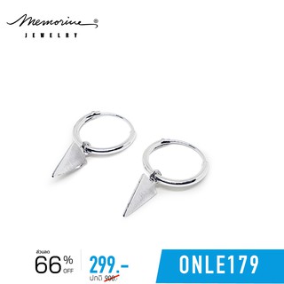 Memorine Jewelry  ต่างหูเงินแท้ 925  : ONLE179