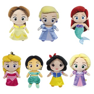 Disney Princess ตุ๊กตาเจ้าหญิงดิสนีย์ ซินเดอร์เรล่า แอเรียล เบลล์ ออโรร่า จัสมิน สโนไวท์ ราพันเซล ขนาด 10 นิ้ว