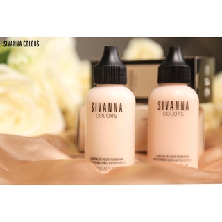 รองพื้นSIVANNA COLORS Concealer Liquid Foundation