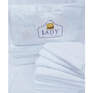 ผ้าขนหนู LADY & TUC 15x30 นิ้ว แพ็ค 1 โหล (12 ผืน) คละสี/ฟ้าล้วน/ชมพูล้วน/เขียวล้วน/ส้มล้วน/นำ้ตาลล้วน/ขาวล้วน