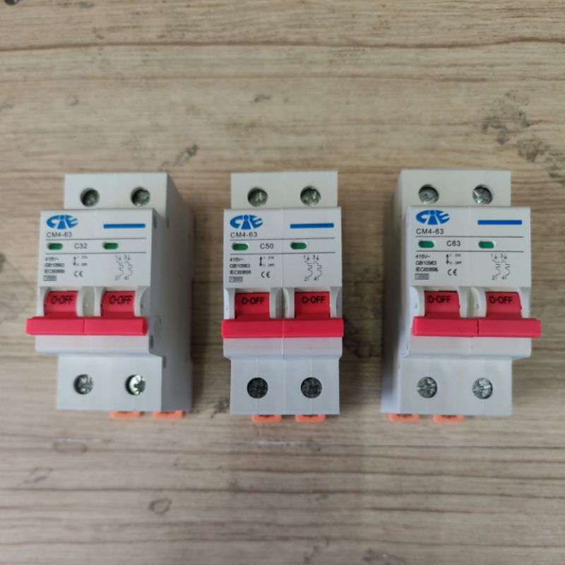Mini Circuit Breaker มินิ เบรกเกอร์ 2P CIE CM4-63, CCS CM7-63