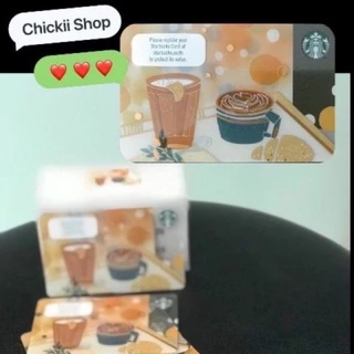 บัตร starbucks มูลค่า 3,000 บาท (ส่งรหัสทางแชท)