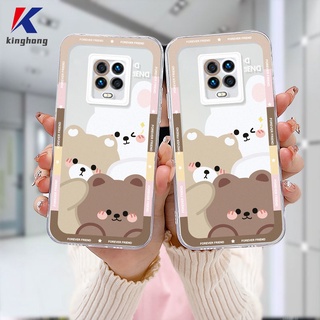 เคสโทรศัพท์มือถือ Tpu ใส แบบนิ่ม ลายการ์ตูนหมี สําหรับ Xiaomi Redmi Note 10 PRO MAX 9 8 10 10S 9 PRO MAX 11 9S Xiaomi Redmi POCO C3 C31 X3 NFC X3 PRO Redmi 9C NFC 9A 9i 9T 9AT 9ACTIV  9 PRO Power 10X POCO M2 PRO 10 Prime