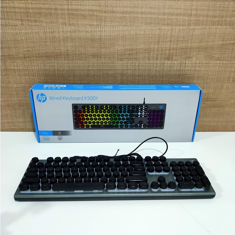 HP Membrane Gaming Keyboard Backlight Rainbow (K500Y)