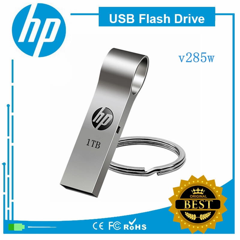 original hp v 285 usb แฟลชไดรฟ์โลหะแบบพกพา 1 tb #8