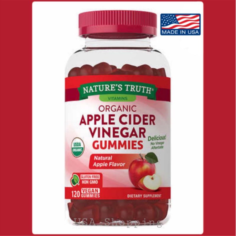 Apple Cider Vinegar Gummies Nature' Truth 120 Gummies แอปเปิ้ลไซเดอร์