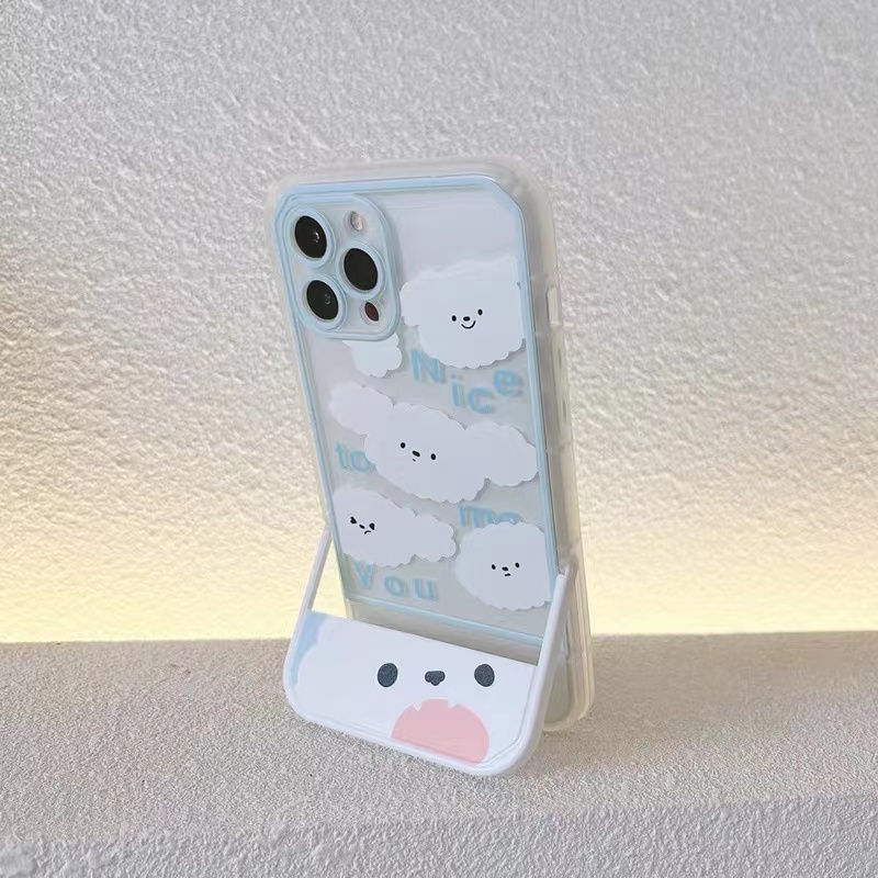 เคสโทรศัพท์มือถือ ซิลิโคนนุ่ม TPU ใส ลายน่ารัก สําหรับ iPhone 13 12 11 Pro X XR XS Max SE 2020 6 6S 7 8 Plus